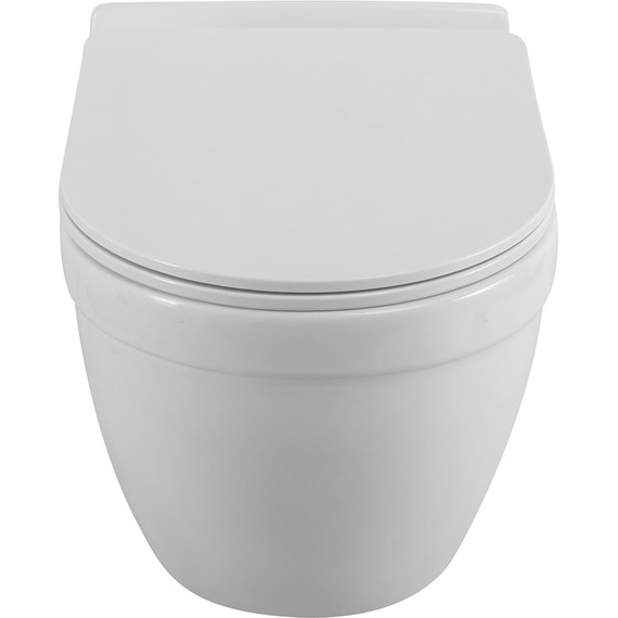 Унитаз подвесной безободковый BelBagno Senso-Tor BB017CH-TOR/SC (система смыва торнадо) с крышкой микролифт фото 10