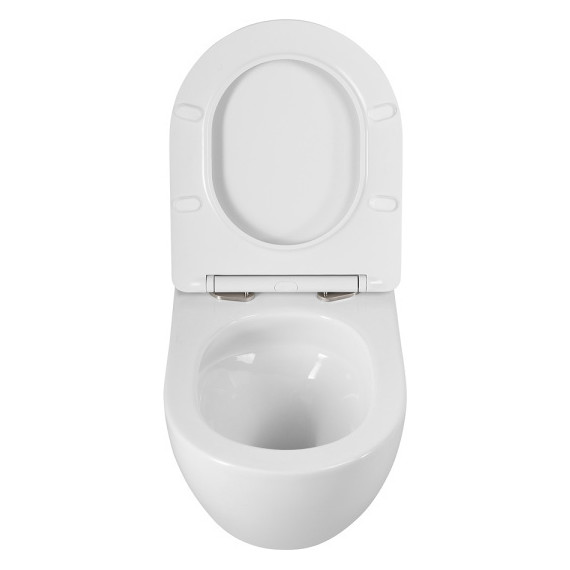 Унитаз подвесной безободковый BelBagno Amanda-Tor BB051CH-TOR-FC/SC (система смыва торнадо) с крышкой микролифт - 12 Унитаз подвесной безободковый BelBagno Amanda-Tor BB051CH-TOR-FC/SC (система смыва торнадо) с крышкой микролифт фото 12