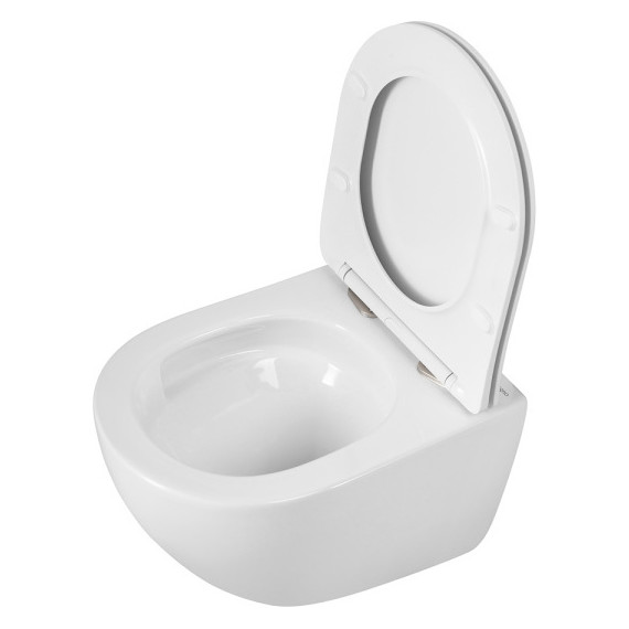 Унитаз подвесной безободковый BelBagno Amanda-Tor BB051CH-TOR-FC/SC (система смыва торнадо) с крышкой микролифт - 7 Унитаз подвесной безободковый BelBagno Amanda-Tor BB051CH-TOR-FC/SC (система смыва торнадо) с крышкой микролифт фото 7