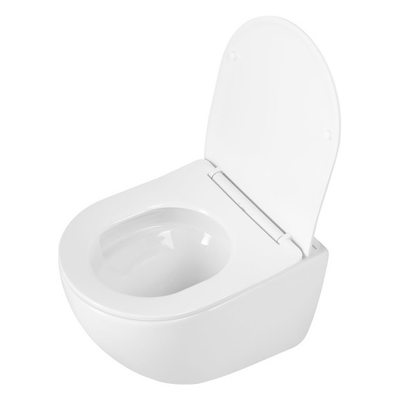 Унитаз подвесной безободковый BelBagno Amanda-Tor BB051CH-TOR-FC/SC (система смыва торнадо) с крышкой микролифт - 8 Унитаз подвесной безободковый BelBagno Amanda-Tor BB051CH-TOR-FC/SC (система смыва торнадо) с крышкой микролифт фото 8