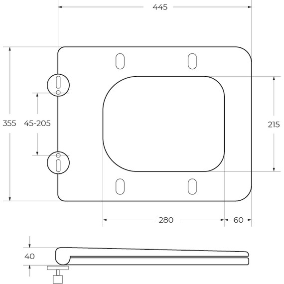 Унитаз подвесной безободковый BelBagno BB076CH-TOR/SC (система смыва торнадо) с крышкой микролифт фото 18