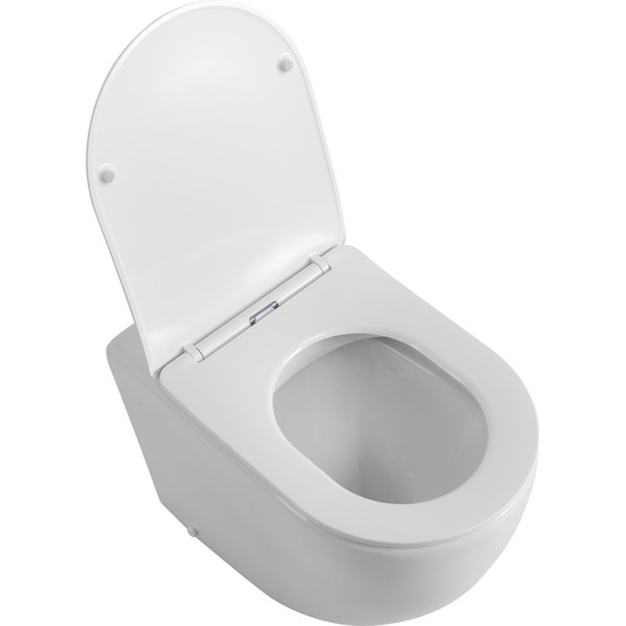 Унитаз приставной безободковый BelBagno Sfera-R BB2141CBR/SC с крышкой микролифт - 8 Унитаз приставной безободковый BelBagno Sfera-R BB2141CBR/SC с крышкой микролифт фото 8