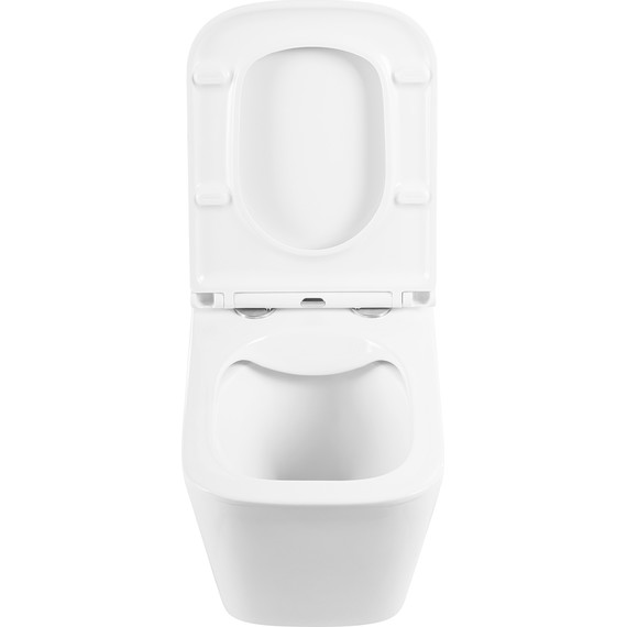 Унитаз подвесной безободковый BelBagno Ardente-R BB520CHR/SC с крышкой микролифт, Цвет производителя: белый фото 7