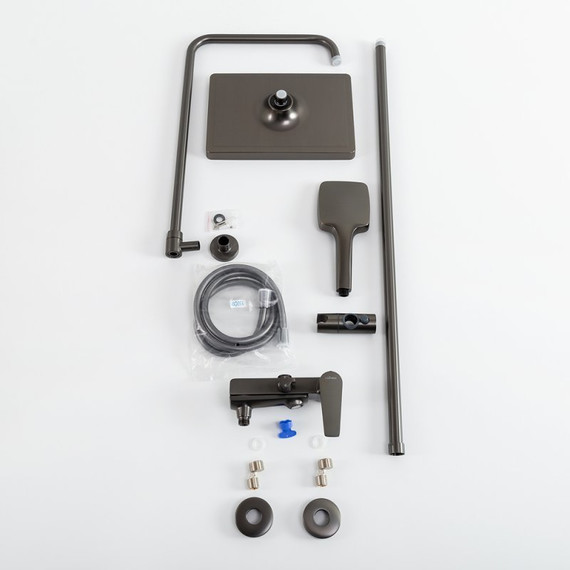 Душевая стойка Cezares LINER-CVD-GM, оружейная сталь, Цвет производителя: оружейная сталь - 3 Душевая стойка Cezares LINER-CVD-GM, оружейная сталь, Цвет производителя: оружейная сталь фото 3