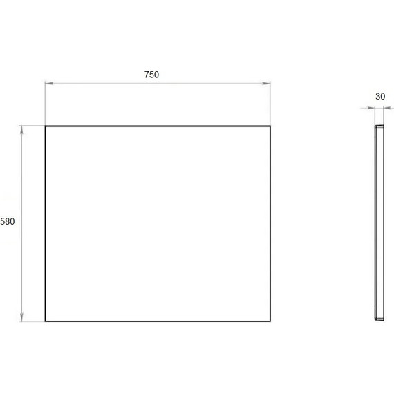 Панель боковая Aquatek Лея 75 фото 4