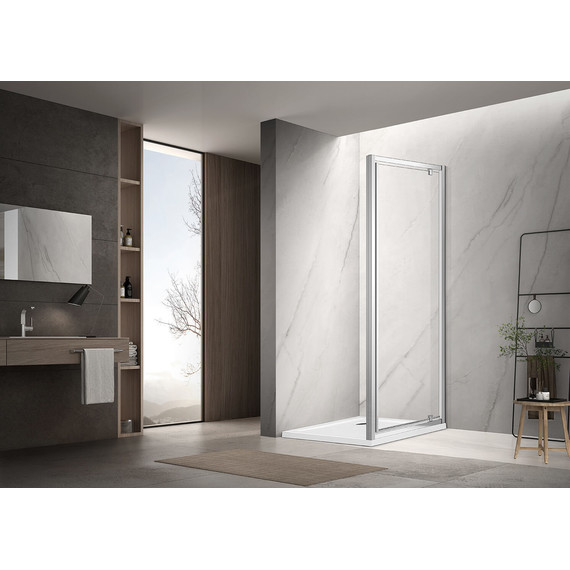 Душевая дверь Aquatek 80 см AQ ARI PI 08020CH, хром/прозрачное - 5 Душевая дверь Aquatek 80 см AQ ARI PI 08020CH, хром/прозрачное фото 5