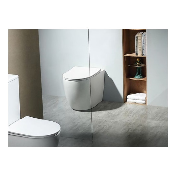 Унитаз приставной безободковый Aquatek Европа AQ1902-00 с тонкой крышкой микролифт - 2 Унитаз приставной безободковый Aquatek Европа AQ1902-00 с тонкой крышкой микролифт фото 2