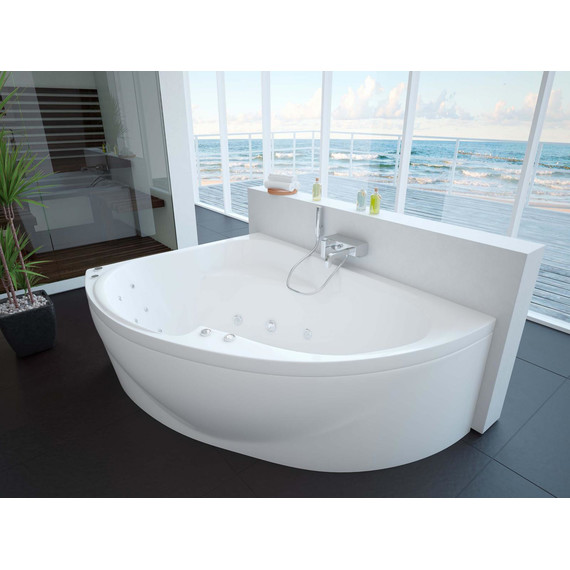 Ванна акриловая Aquatek Альтаир L 160x120 см фото 3