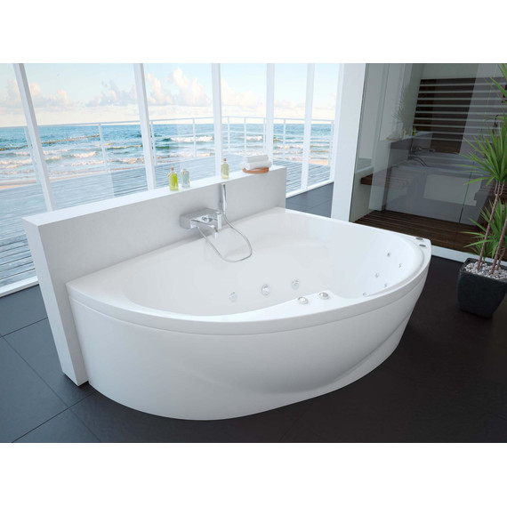 Ванна акриловая Aquatek Альтаир R 160x120 см фото 3