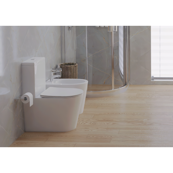 Унитаз-компакт Aquatek Вега AQ2904-00 с тонкой крышкой микролифт фото 7