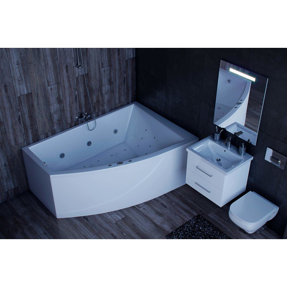 Ванна акриловая Aquatek Оракул R 180x125 см фото 3