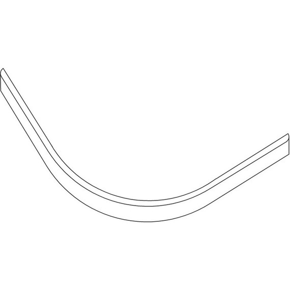 Панель фронтальная для душевого поддона Aquatek 90х90 см EKR-F0000064 фото 3