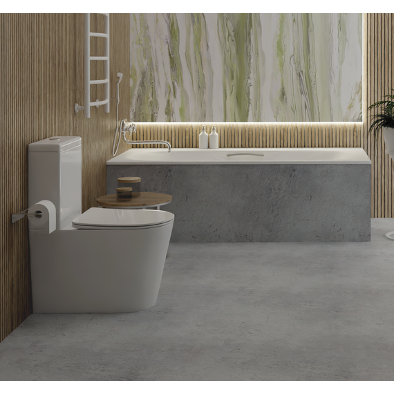 Унитаз-компакт Aquatek Вега AQ2904-00 с тонкой крышкой микролифт фото 8