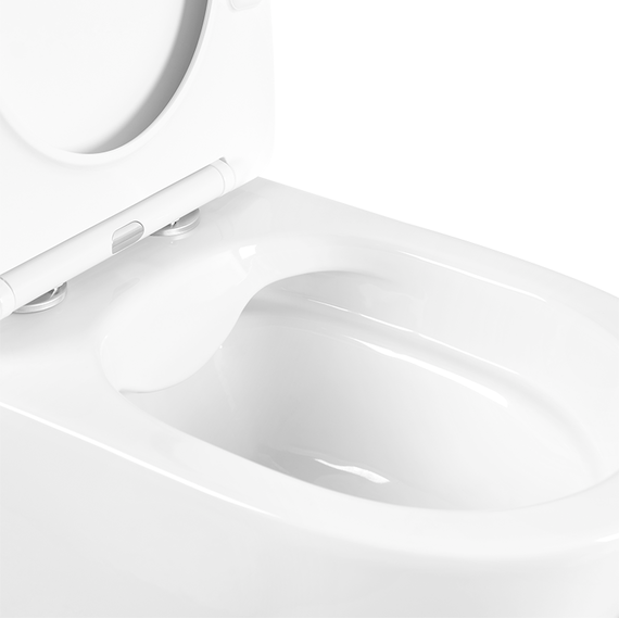 Унитаз-компакт Aquatek Вега AQ2904-00 с тонкой крышкой микролифт фото 6