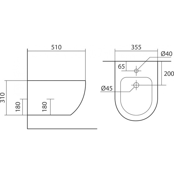 Биде подвесное Aquatek Европа AQ1016-00 - 13 Биде подвесное Aquatek Европа AQ1016-00 фото 13