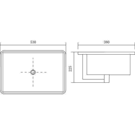 Раковина врезная под столешницу Aquatek 53 см AQ10491-00 - 2 Раковина врезная под столешницу Aquatek 53 см AQ10491-00 фото 2