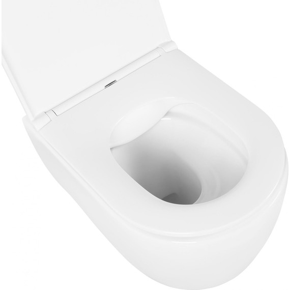 Унитаз подвесной безободковый Aquatek Европа AQ1106L-00 с крышкой микролифт - 2 Унитаз подвесной безободковый Aquatek Европа AQ1106L-00 с крышкой микролифт фото 2