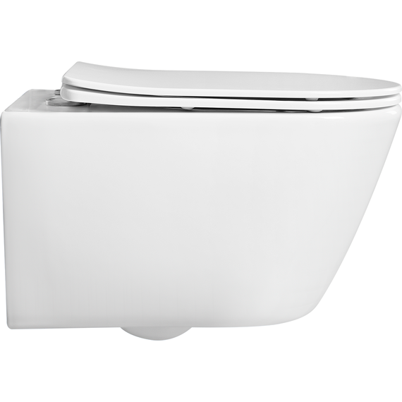 Унитаз подвесной безободковый Aquatek Бетта AQ1253W-00 с крышкой микролифт - 4 Унитаз подвесной безободковый Aquatek Бетта AQ1253W-00 с крышкой микролифт фото 4