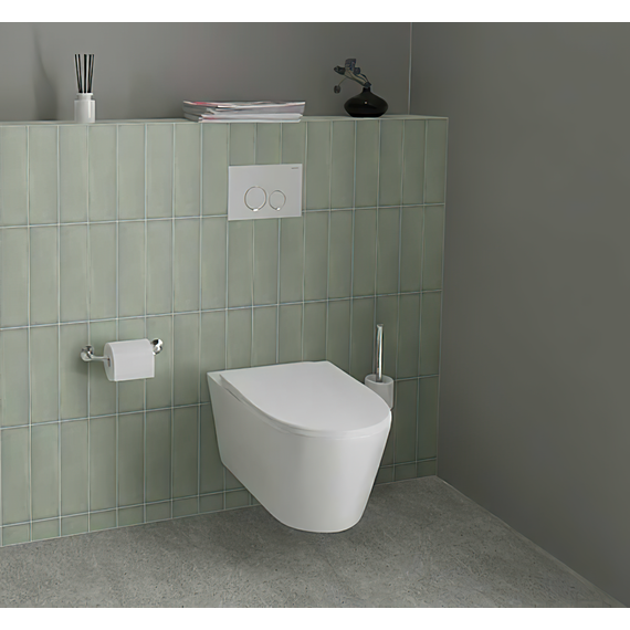 Кнопка смыва Aquatek KDI-0000015, белый фото 3