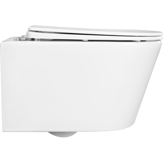 Унитаз подвесной безободковый Aquatek Оберон AQ1363W-00 с крышкой микролифт - 5 Унитаз подвесной безободковый Aquatek Оберон AQ1363W-00 с крышкой микролифт фото 5