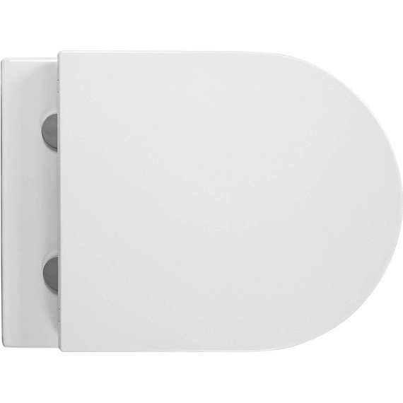 Унитаз подвесной безободковый Aquatek Европа AQ1900-00 с тонкой крышкой микролифт, Цвет производителя: белый - 7 Унитаз подвесной безободковый Aquatek Европа AQ1900-00 с тонкой крышкой микролифт, Цвет производителя: белый фото 7