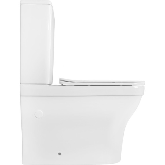 Унитаз-компакт безободковый Aquatek Амадео AQ2914-00 с крышкой микролифт фото 2