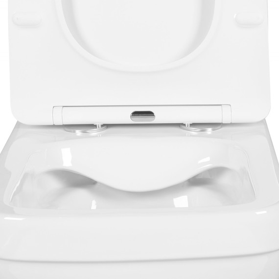 Унитаз-компакт безободковый Aquatek Амадео AQ2914-00 с крышкой микролифт фото 4