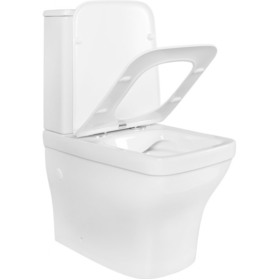 Унитаз-компакт безободковый Aquatek Амадео AQ2914-00 с крышкой микролифт фото 5