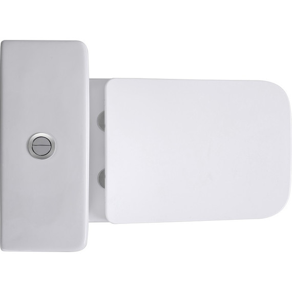 Унитаз-компакт безободковый Aquatek Амадео AQ2914-00 с крышкой микролифт фото 6