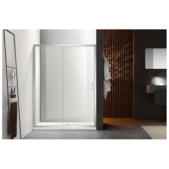 Душевая дверь Aquatek 120 см AQ ARI RA 12020CH, хром/прозрачное - 4 Душевая дверь Aquatek 120 см AQ ARI RA 12020CH, хром/прозрачное фото 4