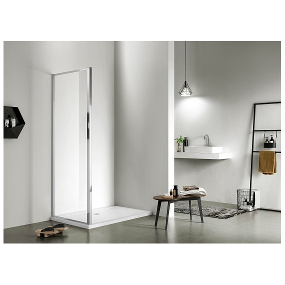 Боковая стенка Aquatek 80 см AQ ARI WA 08020CH, хром/прозрачное - 6 Боковая стенка Aquatek 80 см AQ ARI WA 08020CH, хром/прозрачное фото 6