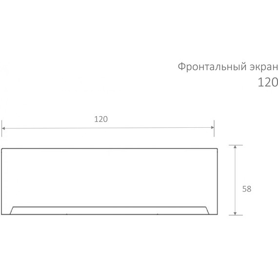 Панель фронтальная Aquatek Мия 120 - 3 Панель фронтальная Aquatek Мия 120 фото 3