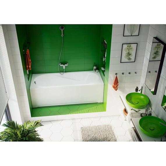 Ванна акриловая Aquatek Lifestyle Либерти 170x70 см BER170-0000001, Размер - мм: 1700х700 фото 7