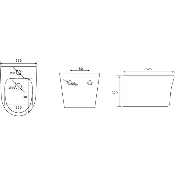 Биде подвесное Aquatek Ника AQ1009-00 фото 4