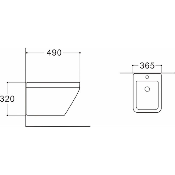 Биде подвесное Aquatek Лира AQ1055-00 фото 2