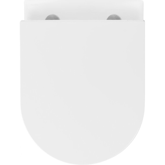 Унитаз подвесной безободковый Aquatek Классик AQ1112-00 с тонкой крышкой микролифт фото 2