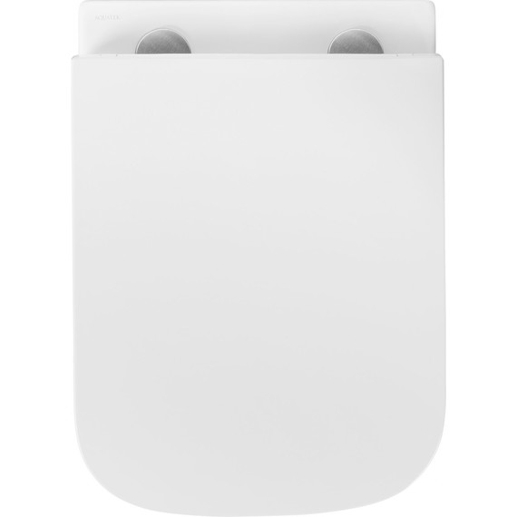 Унитаз подвесной безободковый Aquatek Лира AQ1155-00 с тонкой крышкой микролифт фото 2