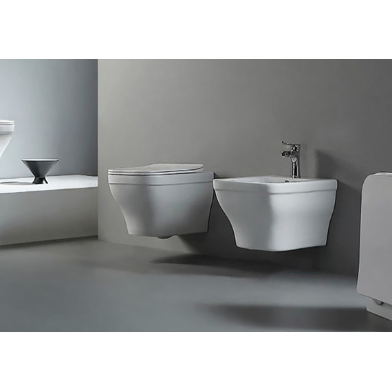 Унитаз подвесной безободковый Aquatek Амадео AQ1163-00 с крышкой микролифт фото 8