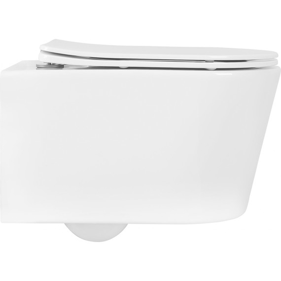 Унитаз подвесной безободковый Aquatek Оберон AQ1365T-00 с тонкой крышкой микролифт (Система смыва торнадо) - 10 Унитаз подвесной безободковый Aquatek Оберон AQ1365T-00 с тонкой крышкой микролифт (Система смыва торнадо) фото 10