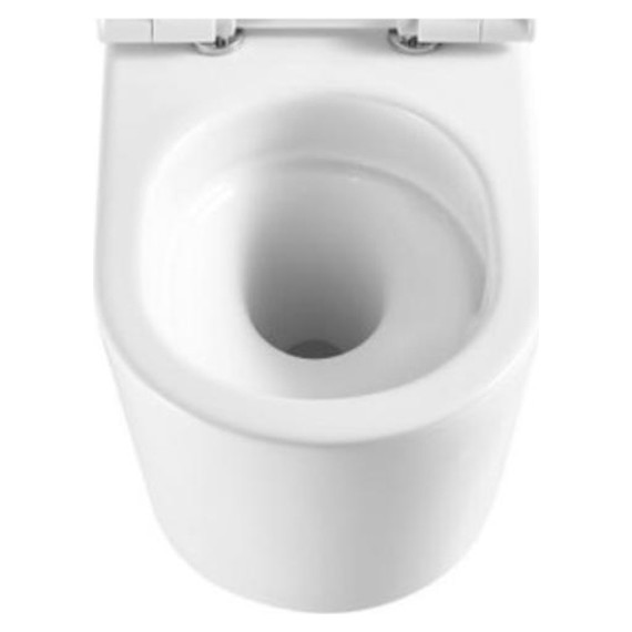 Унитаз подвесной безободковый Aquatek Оберон AQ1365T-00 с тонкой крышкой микролифт (Система смыва торнадо) - 4 Унитаз подвесной безободковый Aquatek Оберон AQ1365T-00 с тонкой крышкой микролифт (Система смыва торнадо) фото 4