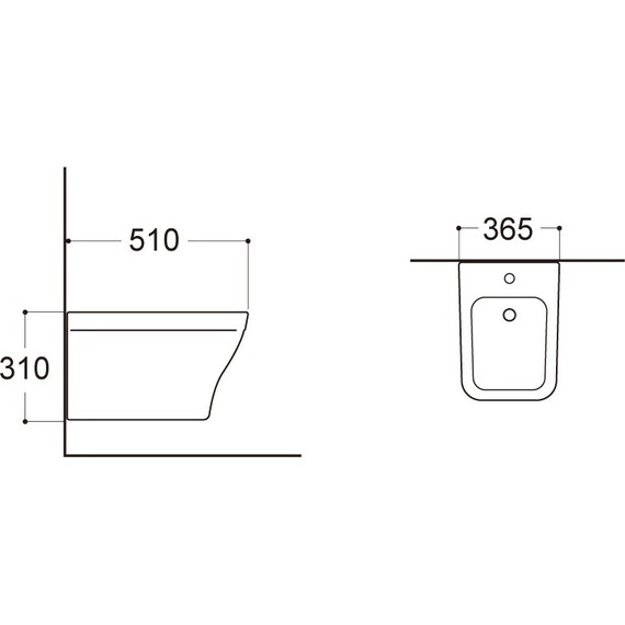 Биде подвесное Aquatek Амадео AQ1663-00 фото 4