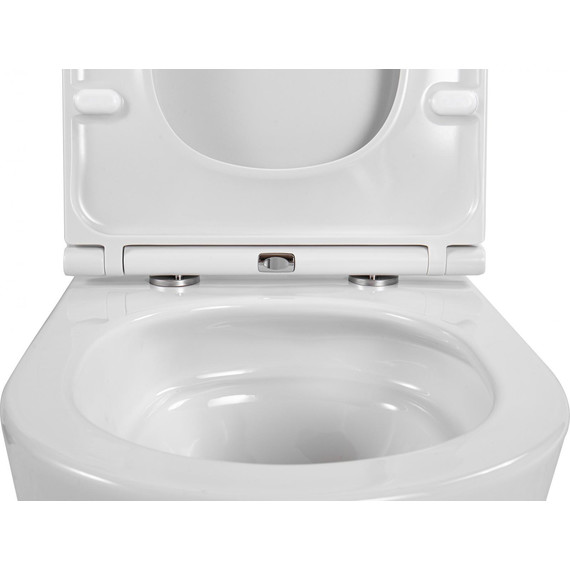 Унитаз подвесной безободковый Aquatek Европа AQ1900T-00 с тонкой крышкой микролифт (Система смыва торнадо) - 11 Унитаз подвесной безободковый Aquatek Европа AQ1900T-00 с тонкой крышкой микролифт (Система смыва торнадо) фото 11