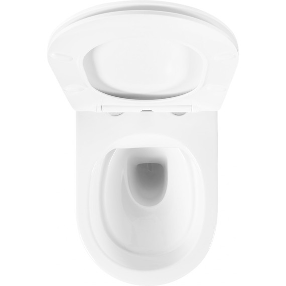 Унитаз подвесной безободковый Aquatek Европа AQ1901-MW с тонкой крышкой микролифт - 7 Унитаз подвесной безободковый Aquatek Европа AQ1901-MW с тонкой крышкой микролифт фото 7