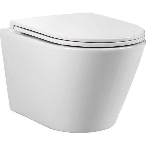 Унитаз подвесной безободковый Aquatek Вега AQ1904T-00 с тонкой крышкой микролифт (система смыва торнадо) - 8 Унитаз подвесной безободковый Aquatek Вега AQ1904T-00 с тонкой крышкой микролифт (система смыва торнадо) фото 8