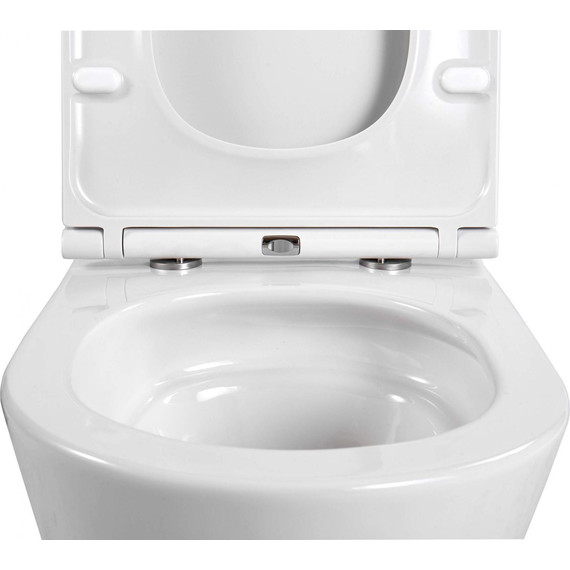 Унитаз подвесной безободковый Aquatek Вега AQ1904T-00 с тонкой крышкой микролифт (система смыва торнадо) - 10 Унитаз подвесной безободковый Aquatek Вега AQ1904T-00 с тонкой крышкой микролифт (система смыва торнадо) фото 10