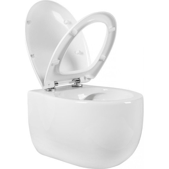 Унитаз подвесной безободковый Aquatek Альтаир AQ1980-00 с крышкой микролифт - 3 Унитаз подвесной безободковый Aquatek Альтаир AQ1980-00 с крышкой микролифт фото 3