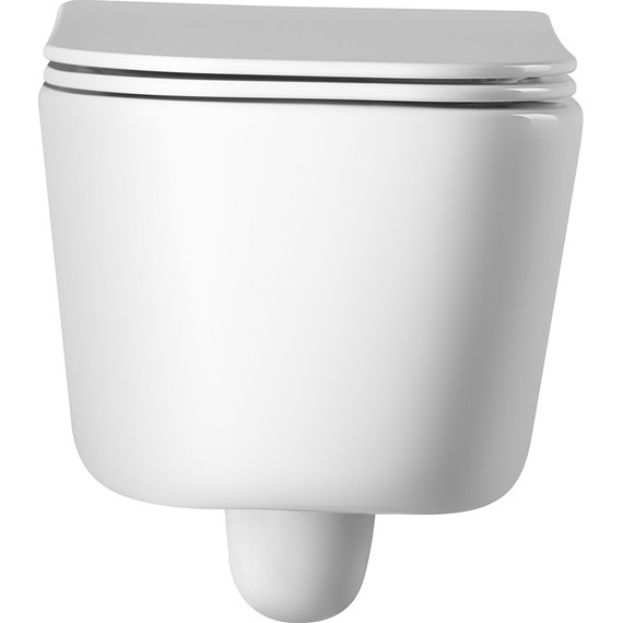 Унитаз подвесной безободковый Aquatek Лугано AQ2002-00 с крышкой микролифт фото 6