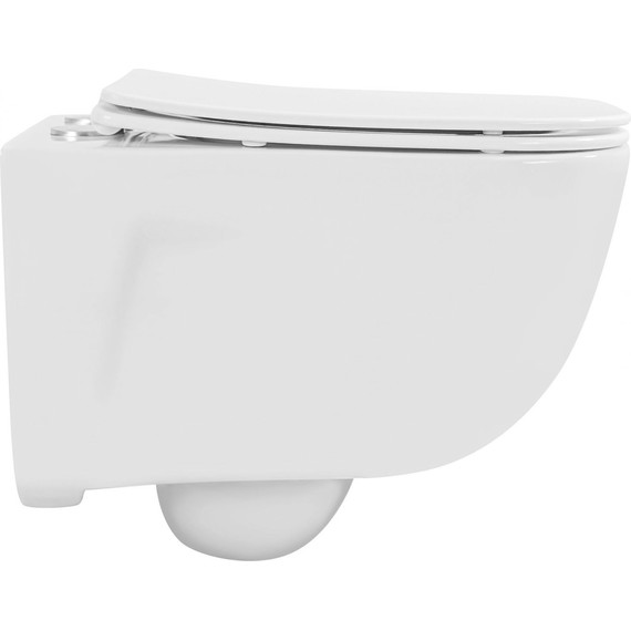 Унитаз подвесной безободковый Aquatek Дива AQ2012-00 с крышкой микролифт - 3 Унитаз подвесной безободковый Aquatek Дива AQ2012-00 с крышкой микролифт фото 3