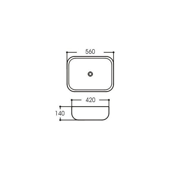 Раковина-чаша Aquatek 56 см AQ5526-00 фото 10
