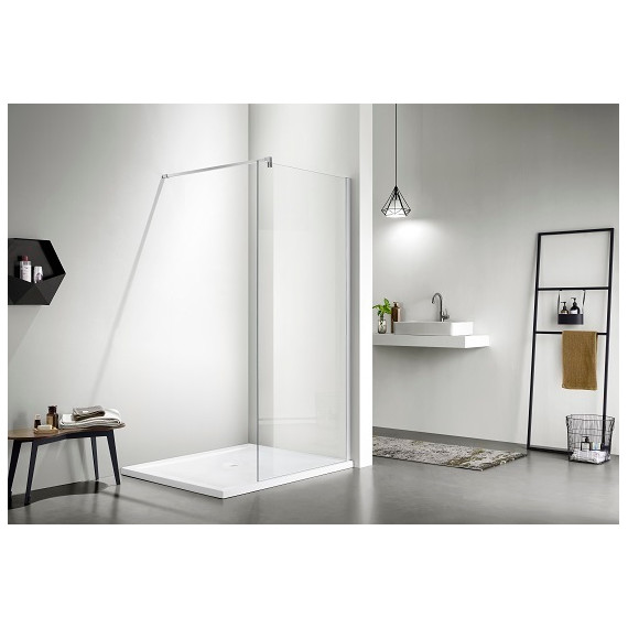 Душевая перегородка Aquatek Walk in AQ WIW 12020CH 120 см (стекло 8 мм) хром/прозрачное - 2 Душевая перегородка Aquatek Walk in AQ WIW 12020CH 120 см (стекло 8 мм) хром/прозрачное фото 2